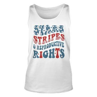 Stars And Stripes And Reproductive Rights America Flag Unisex Tank Top | Mazezy