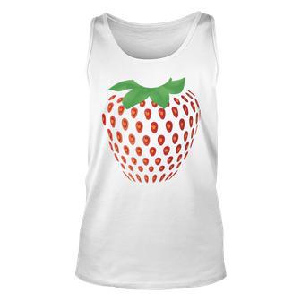 Strawberry Costume | Cool Charming Red Berry Gift Gift For Women Unisex Tank Top - Thegiftio UK