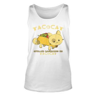 Tacocat | Cute Tortilla Pussycat Lovers Gift Unisex Tank Top - Thegiftio UK
