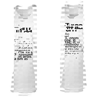 Tamara Definition Personalized Name Birthday Idea Tank Top | Mazezy