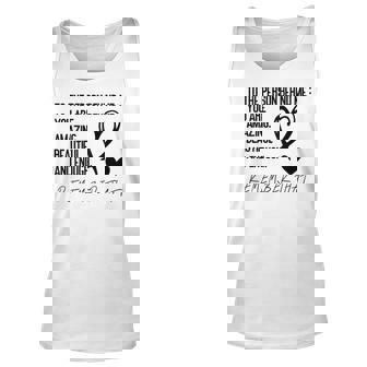 To The Person Behind Me Unisex Tank Top | Mazezy