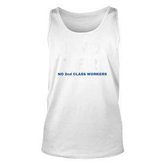 Uaw Strike Red United Auto Workers Picket Sign End Tiers Tank Top | Mazezy