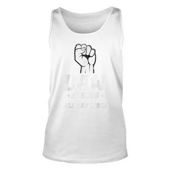 Uaw Strike Red United Auto Workers Picket Sign Tank Top | Mazezy