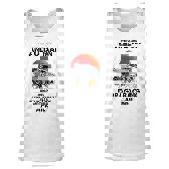 Never Underestimate An Old Man Drag Racing Born In April Old Man Tank Top | Mazezy