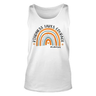 Unity Day Orange Kindness Takes Courage End Bullying Tank Top | Mazezy