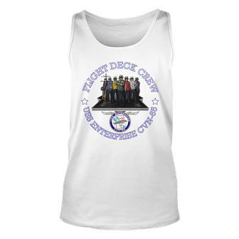 Uss Enterprise Cvn65 Flight Deck Crew Unisex Tank Top - Thegiftio UK