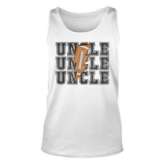 Vintage American Football Uncle Game Day Football Season Unisex Tank Top | Mazezy