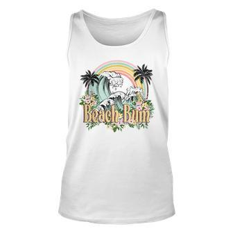 Vintage Retro Beach Bum Tropical Summer Vacation Vacation Tank Top | Mazezy