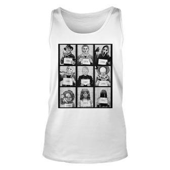 Vintage Scary Horror Movie Halloween Character Autumn Tank Top - Seseable