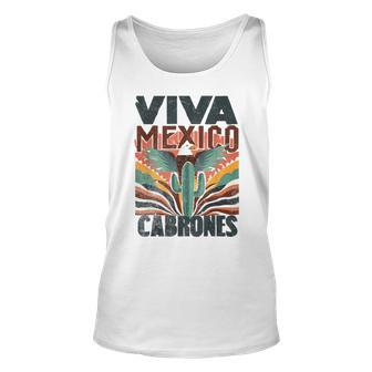 Viva Mexico Cabrones Mexican Independence Tank Top - Seseable