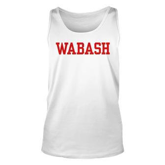 Wabash College 02 Tank Top - Seseable