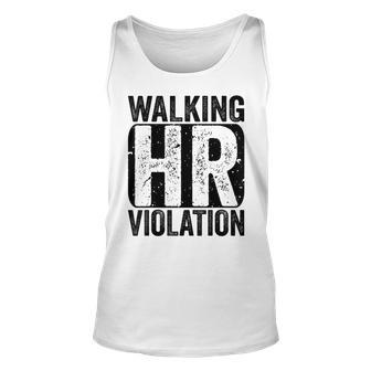 Walking Hr Violation Human Resources Nightmare Office Tank Top | Mazezy