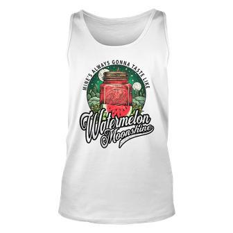 Watermelon Moonshine Retro Country Music Tank Top | Mazezy