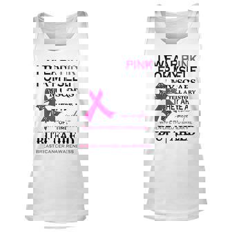 I Wear Pink For Myself My Scars Tell A Story Tank Top | Mazezy