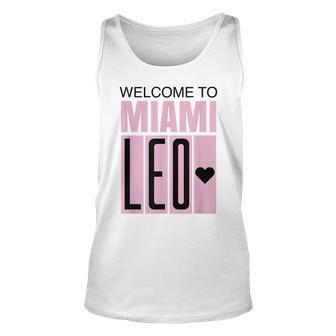 Welcome To Miami Leo 10 Goat For Goat Lovers Tank Top | Mazezy