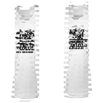 Western Country Music Legends Dinosaurs Unisex Tank Top - Thegiftio