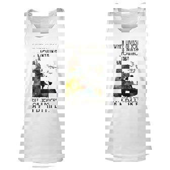 When Life Gives You Mountains Put On Your Boots Hiking Tank Top | Seseable UK