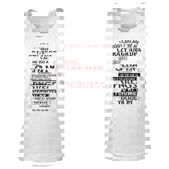 You Cant Scare Me I Have A Crazy Grandpa Grumpy Old Man Unisex Tank Top | Mazezy
