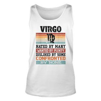 Zodiac Sign Funny Virgo Hated By Many Graphic Unisex Tank Top - Thegiftio UK