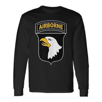 101St Airborne Never Underestimate An Old Man Who Is A Vet Long Sleeve T-Shirt - Seseable