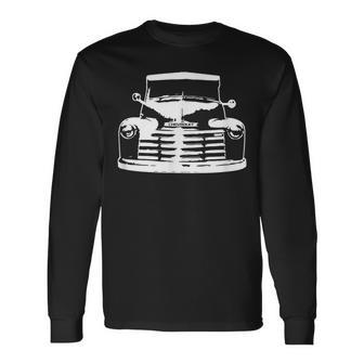 1952 Classic Pickup Truck Hot Rod Long Sleeve T-Shirt | Mazezy