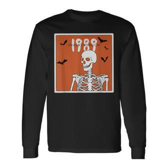 1989 Spooky Version Halloween Skeleton In My Spooky Era Long Sleeve T-Shirt | Mazezy
