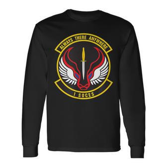 1St Special Operations Civil Engineer Squadron Soces Long Sleeve T-Shirt | Mazezy