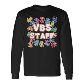 2022 Vacation Bible School Colorful Vbs Staff Long Sleeve T-Shirt - Seseable