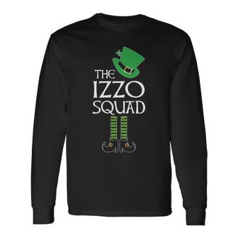 Izzo Name Gift The Izzo Squad Leprechaun V2 Unisex Long Sleeve