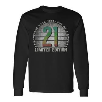 21St Birthday 21 Year Old Vintage 2002 Limited Edition Long Sleeve - Monsterry CA