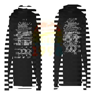 25 Year Old Awesome Since July 1998 25Th Birthday Long Sleeve T-Shirt | Mazezy