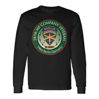 287Th Mp Company Berlin Veteran Unit Patch Shirt Long Sleeve T-Shirt - Monsterry AU