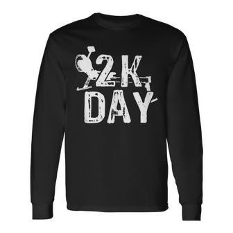 2K Day Rowing Crew 2K Erg Ergometer Long Sleeve T-Shirt | Mazezy