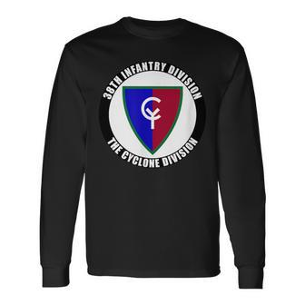 38Th Infantry Division National Guard Cyclone Veteran Long Sleeve T-Shirt | Mazezy