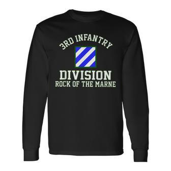 3Rd Infantry Division Rock Of The Marne Long Sleeve T-Shirt | Mazezy