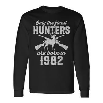 41 Year Old Deer Hunter 41St Birthday 1982 Hunting Long Sleeve T-Shirt | Mazezy