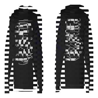 5 Year Old Pit Crew Boy Car Racing 5Th Birthday Race Car Racing Long Sleeve T-Shirt T-Shirt | Mazezy