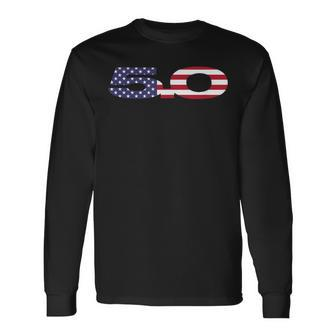 50L Coyote Engine America 4Th Of July S197 Foxbody Long Sleeve T-Shirt | Mazezy