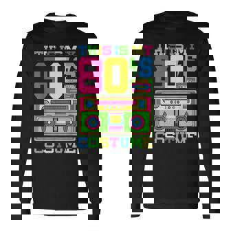 80S Costume 1980S Theme Party Eighties Styles Fashion Outfit 80S Vintage Long Sleeve T-Shirt | Mazezy