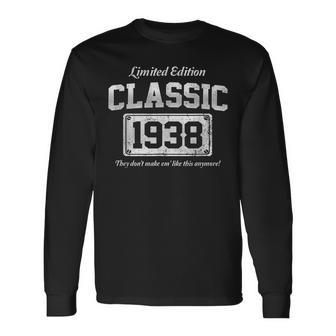 85 Year Old Vintage 1938 Classic Car 85Th Birthday Long Sleeve T-Shirt | Mazezy