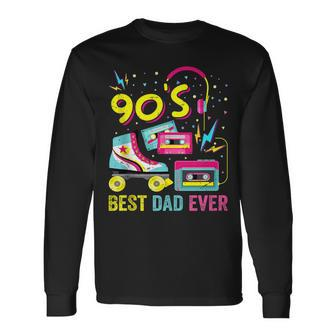 90S Dad 1990S Fashion Nineties Theme Outfit Fathers Day 90S 90S Vintage Long Sleeve T-Shirt | Mazezy