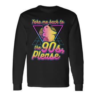 Take Me Back To The 90S Please Roller Skate 90S Vintage Long Sleeve T-Shirt T-Shirt | Mazezy