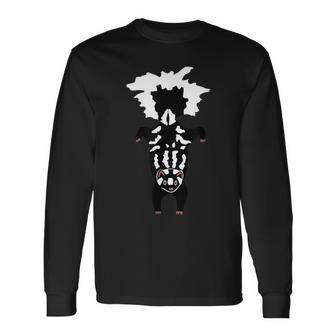 Adorable Spotted Skunk Handstand Long Sleeve T-Shirt | Mazezy