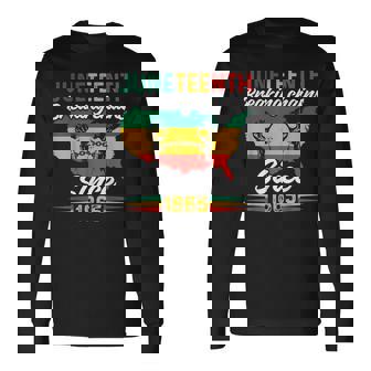African American Junenth 1865 Long Sleeve T-Shirt - Seseable