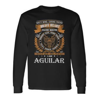 Aguilar Name Aguilar Brave Heart V2 Long Sleeve T-Shirt - Seseable