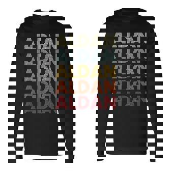 Aldan Pennsylvania Aldan Pa Retro Vintage Text Long Sleeve T-Shirt | Mazezy