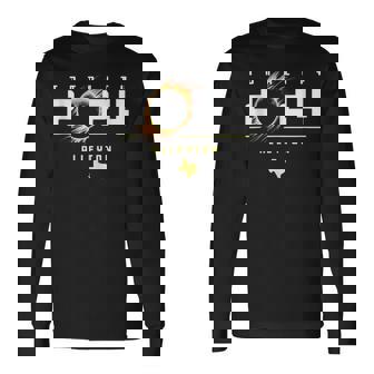 Alleyton Texas 2024 Total Solar Eclipse Long Sleeve T-Shirt | Mazezy