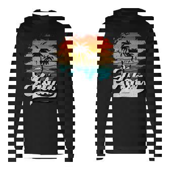 Aloha Hawaii Lover Hawaii Retro Aloha Visiting Hawaii Long Sleeve T-Shirt | Mazezy