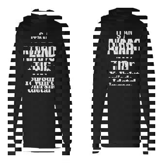 Alvarado Thing Name Long Sleeve T-Shirt | Mazezy