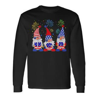 American Gnomes Sunglasses Patriotic Usa 4Th Of July Long Sleeve T-Shirt T-Shirt | Mazezy